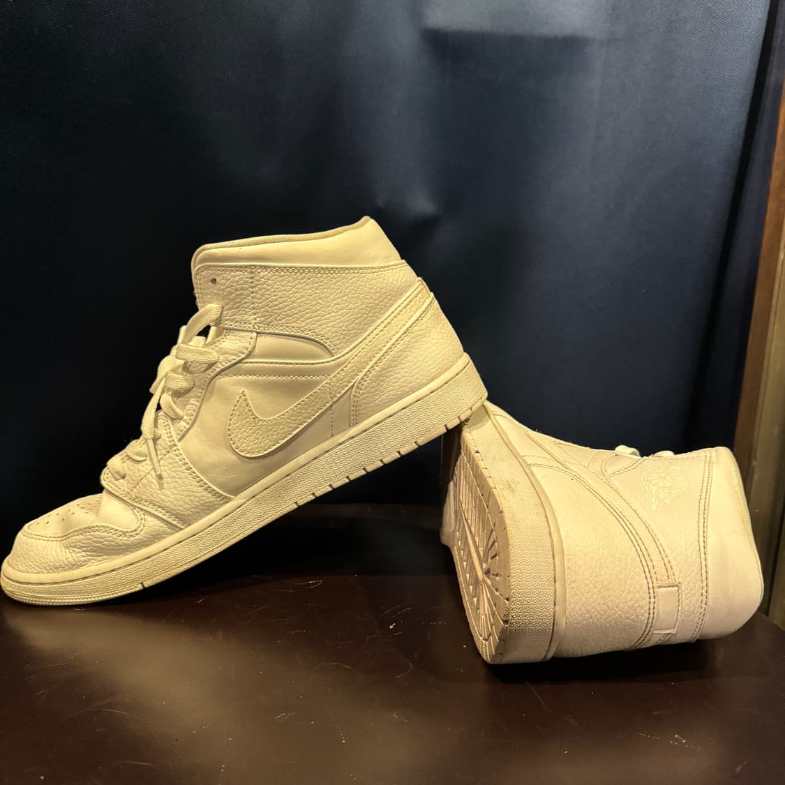 NIKE 조던 미드 트리플 화이트 상품이미지6