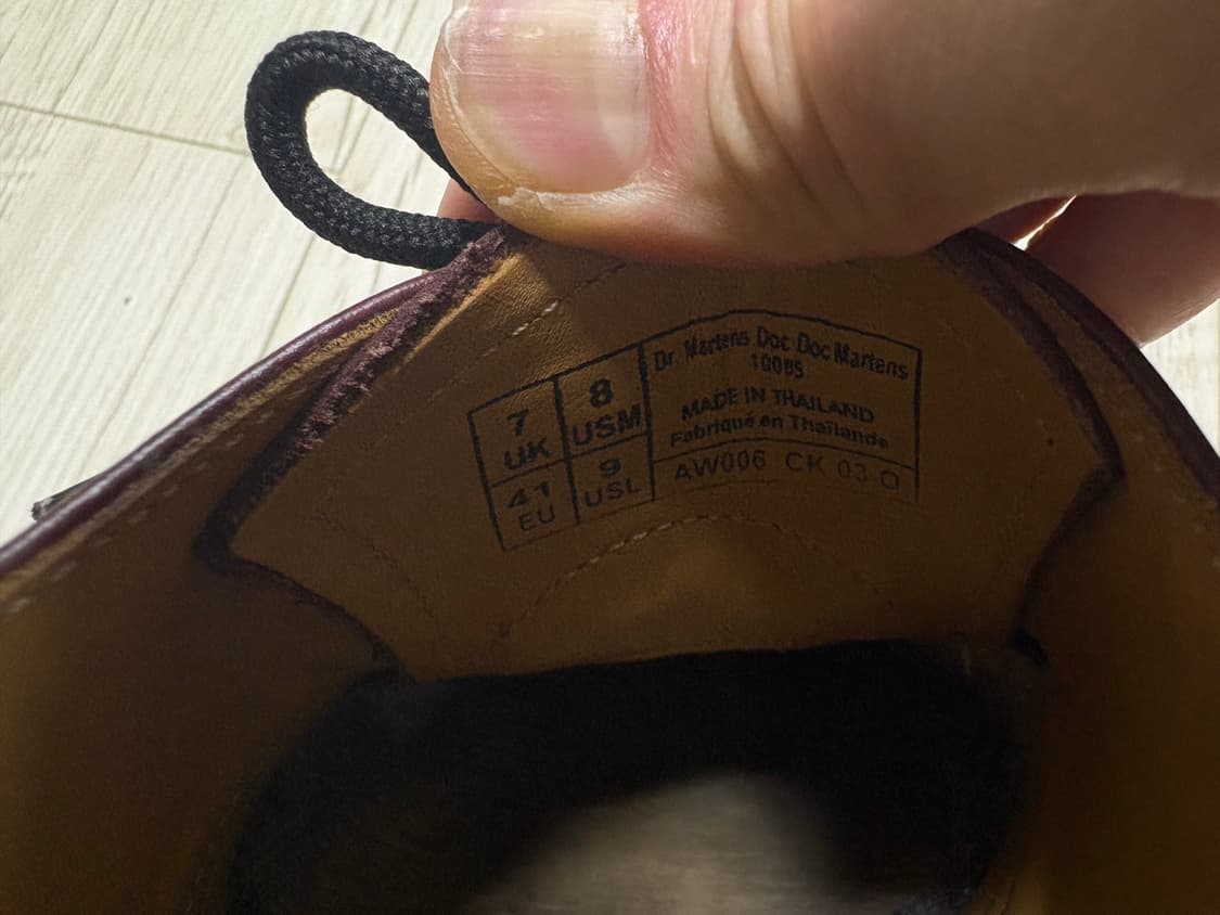 닥터마틴 1461 3홀 체리레드 260 상품이미지7