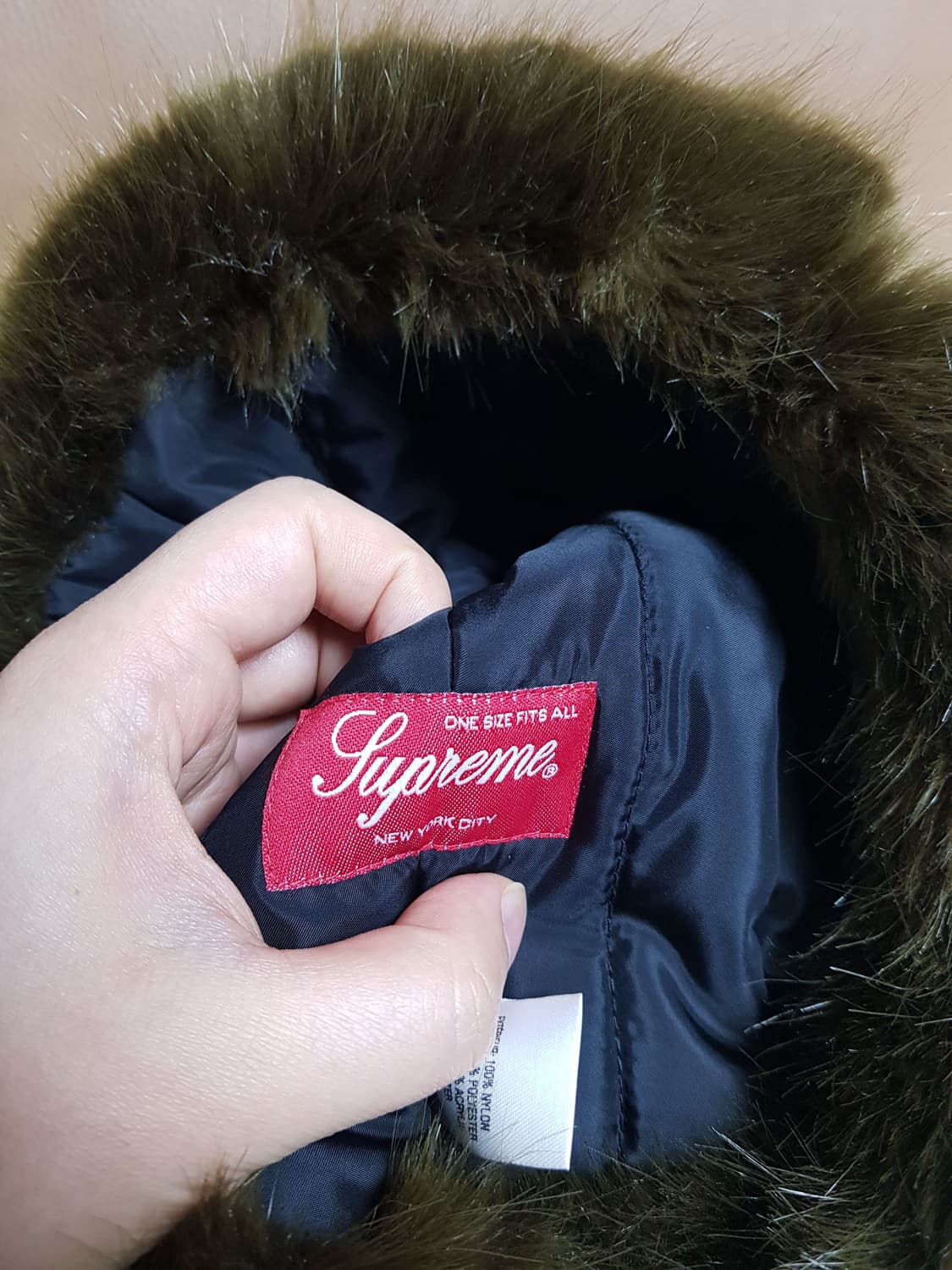 슈프림 고어텍스 트루퍼 햇 모자 브라운 18FW 상품이미지6