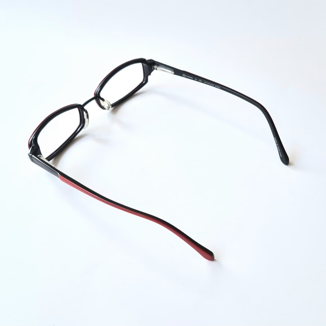 빈티지 긱시크 레드&블랙 포인트안경테 상품이미지6