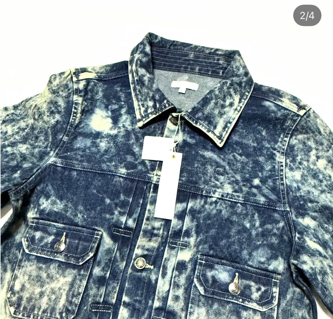 Enjouemen - 블리치 데님 자켓 상품이미지2