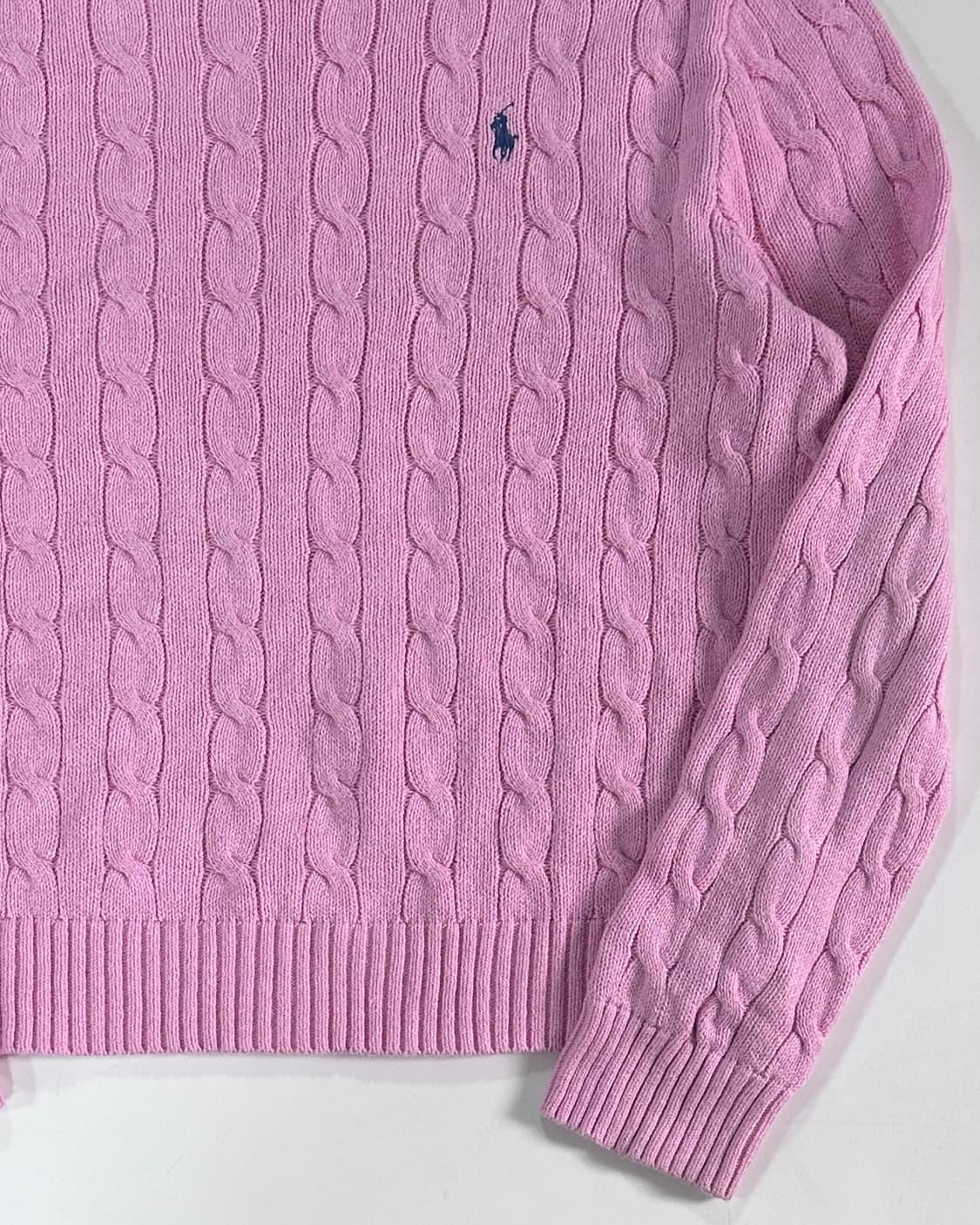 폴로 랄프로렌 핑크 케이블 니트 (va.39) 상품이미지3