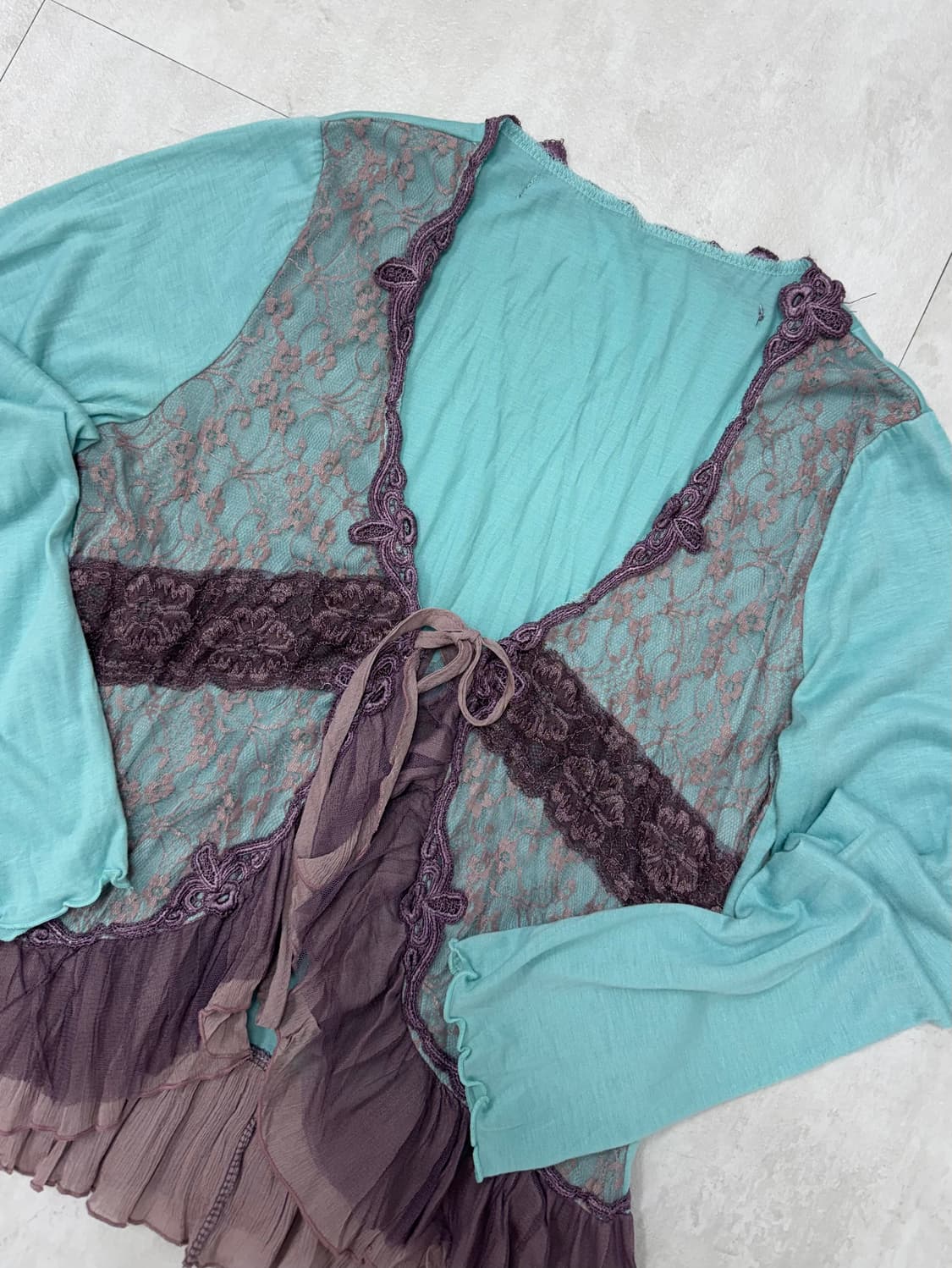 •모리 페어리 레이스 프릴 가디건 상품이미지2