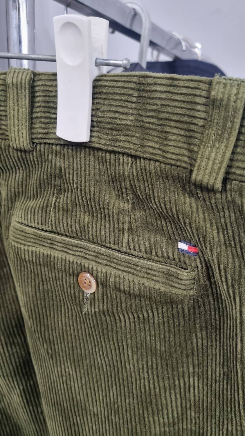 타미 릴렉스 테이퍼스드핏 골덴바지 카키 32 상태A급 상품이미지2