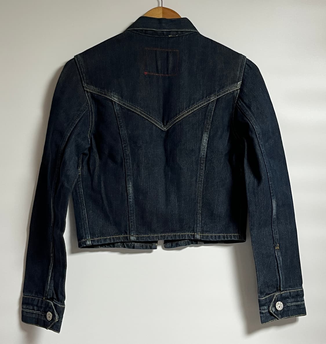 리바이스 블랭크탭 크롭 데님 자켓 청자켓 S-M 상품이미지6