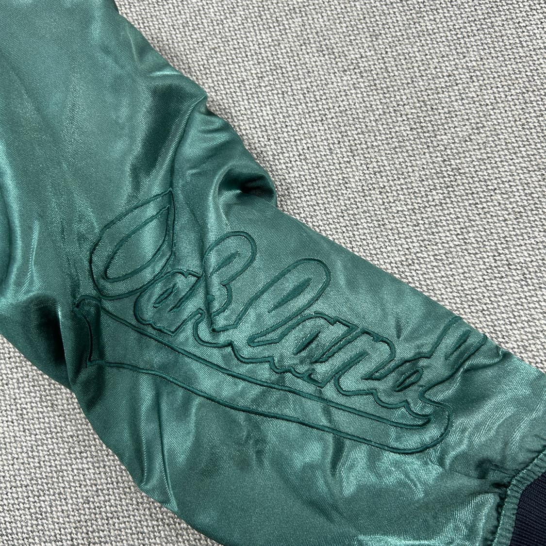 MLB 오클랜드 나일론 베이스볼 자켓(95) 상품이미지5