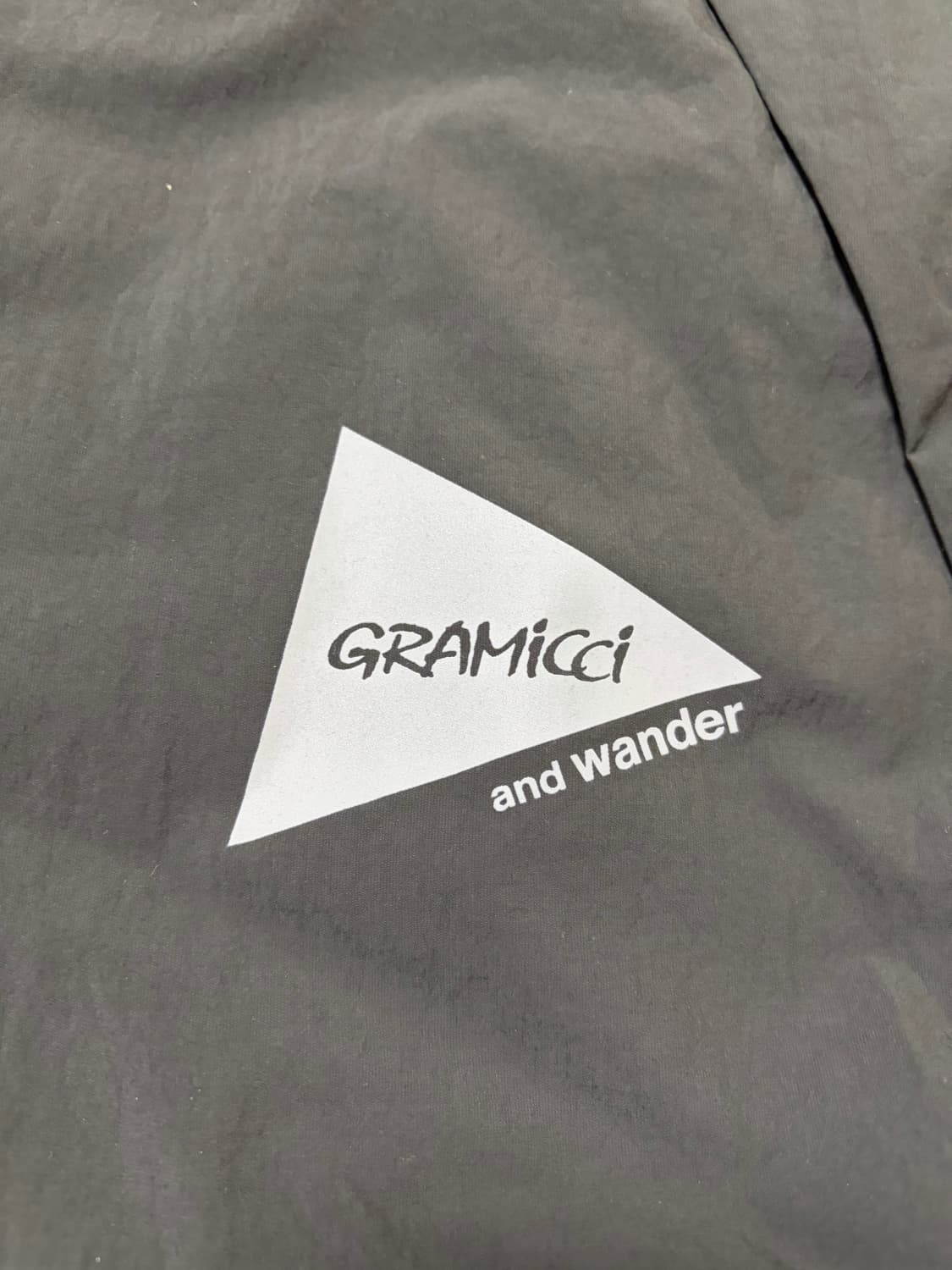 [L] 앤드원더 그라미치 브러쉬드 나일론 자켓 (차콜) 상품이미지3
