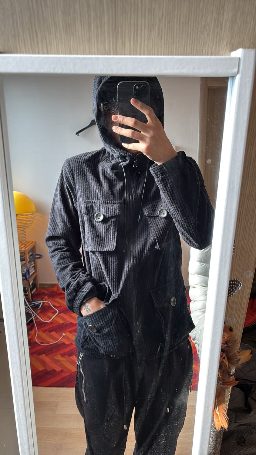 Drawstring Ninja Hood Jacket 상품이미지3