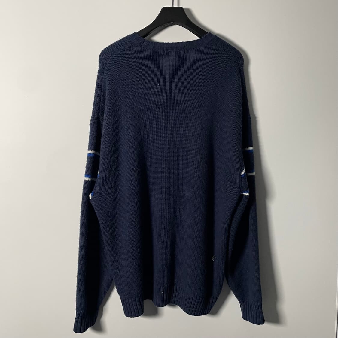 23FW 슈프림 체스트 스트라이프 네이비 니트 (on.95)  상품이미지3