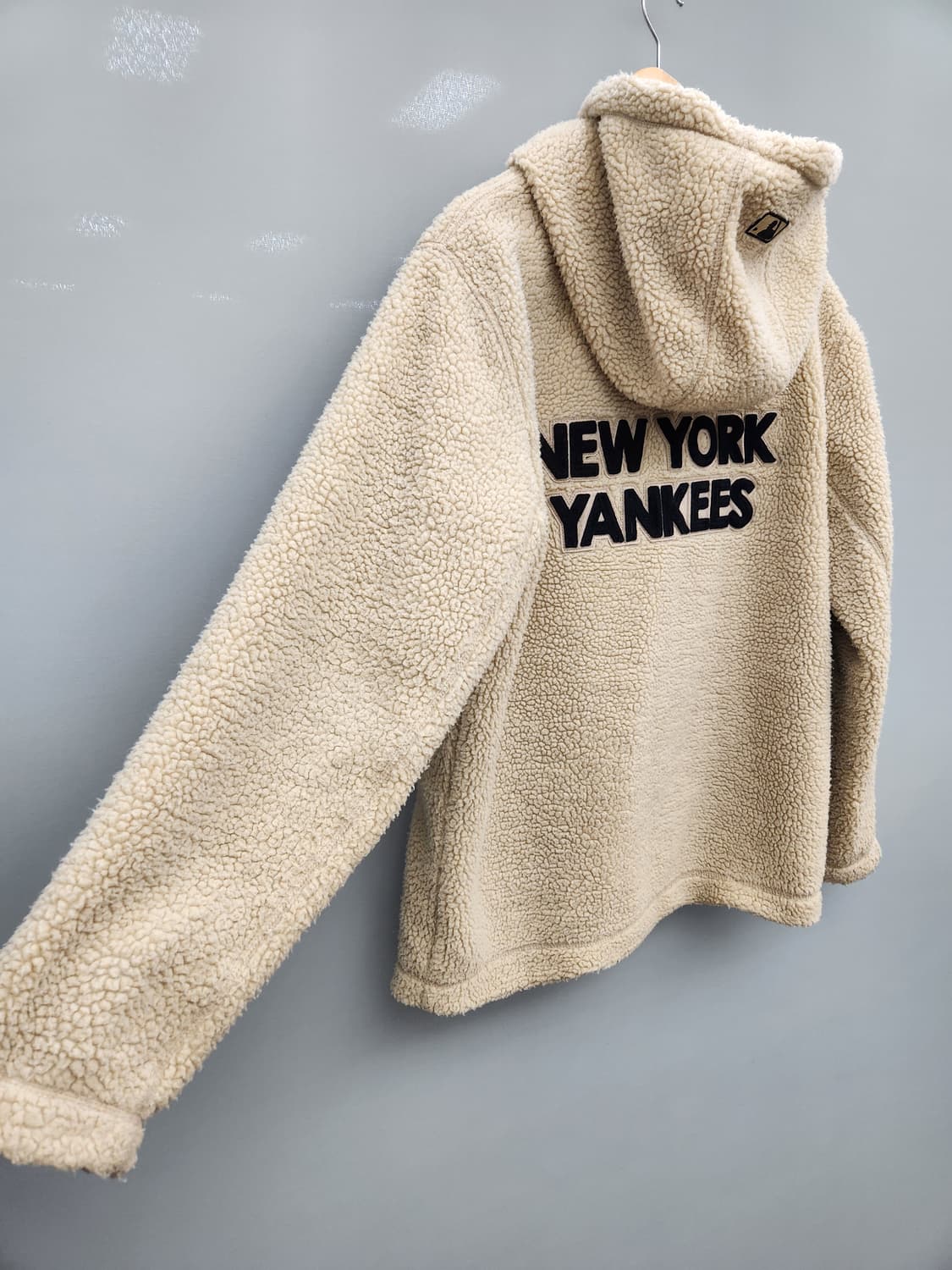 MLB 엠엘비 뉴욕양키즈 쉐르파 후리스 뽀글이 후드자켓 상품이미지7