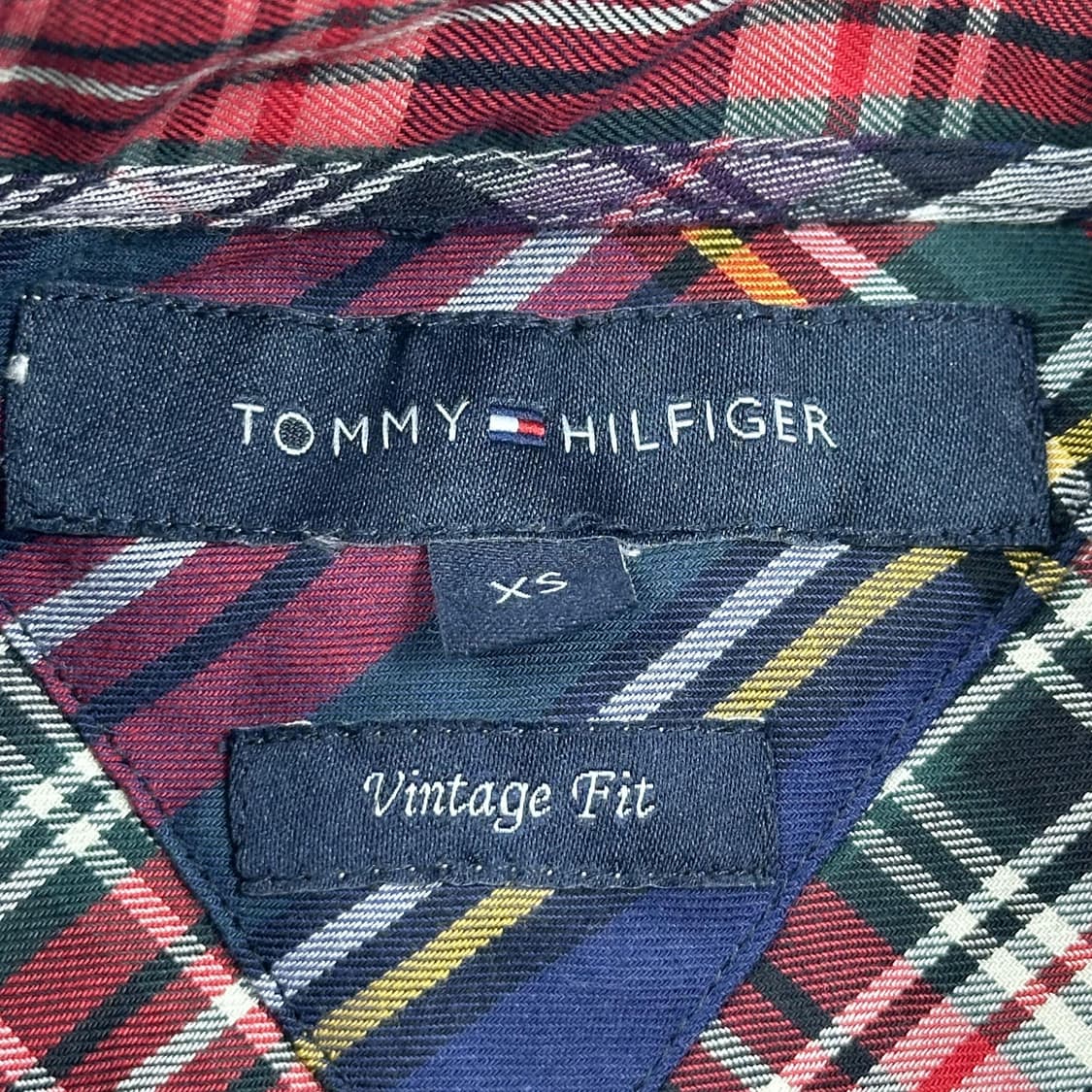 타미힐피거 플래그 레드 타탄 체크셔츠 (XS 여성추천) 상품이미지5