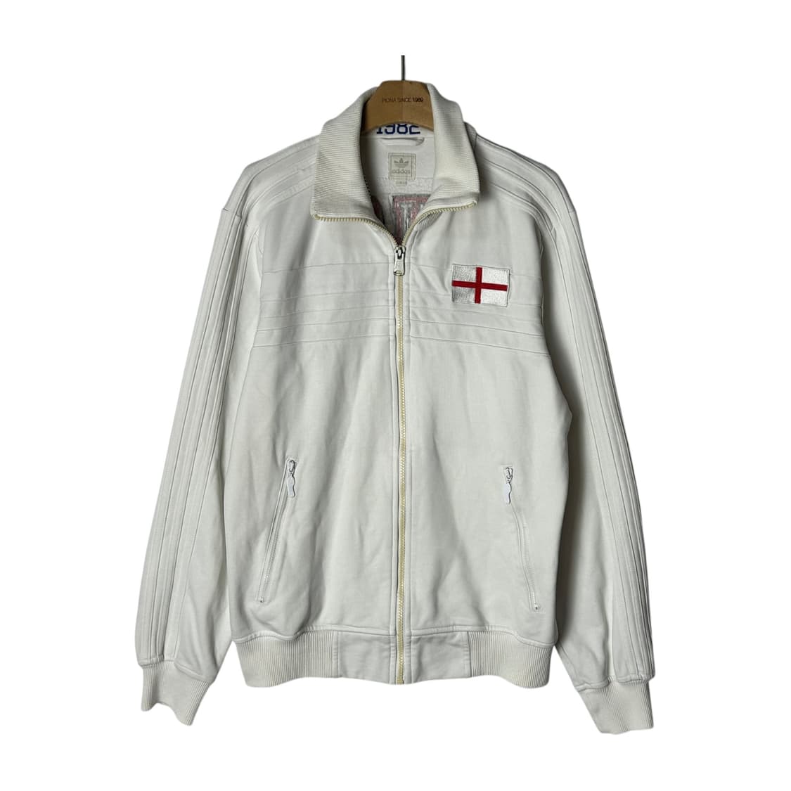 [adidas] 아디다스 잉글랜드 화이트 트랙탑 져지 상품이미지1