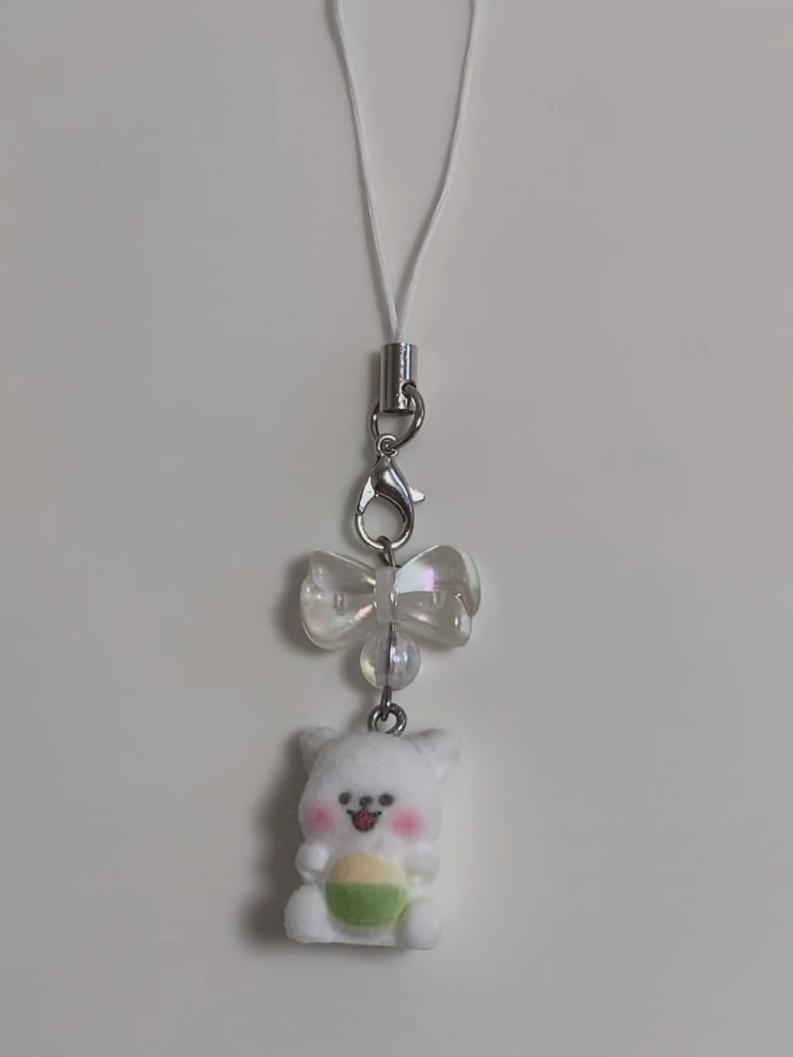 🧸White bear🤍 | 핸드메이드 수제 키링 상품이미지1