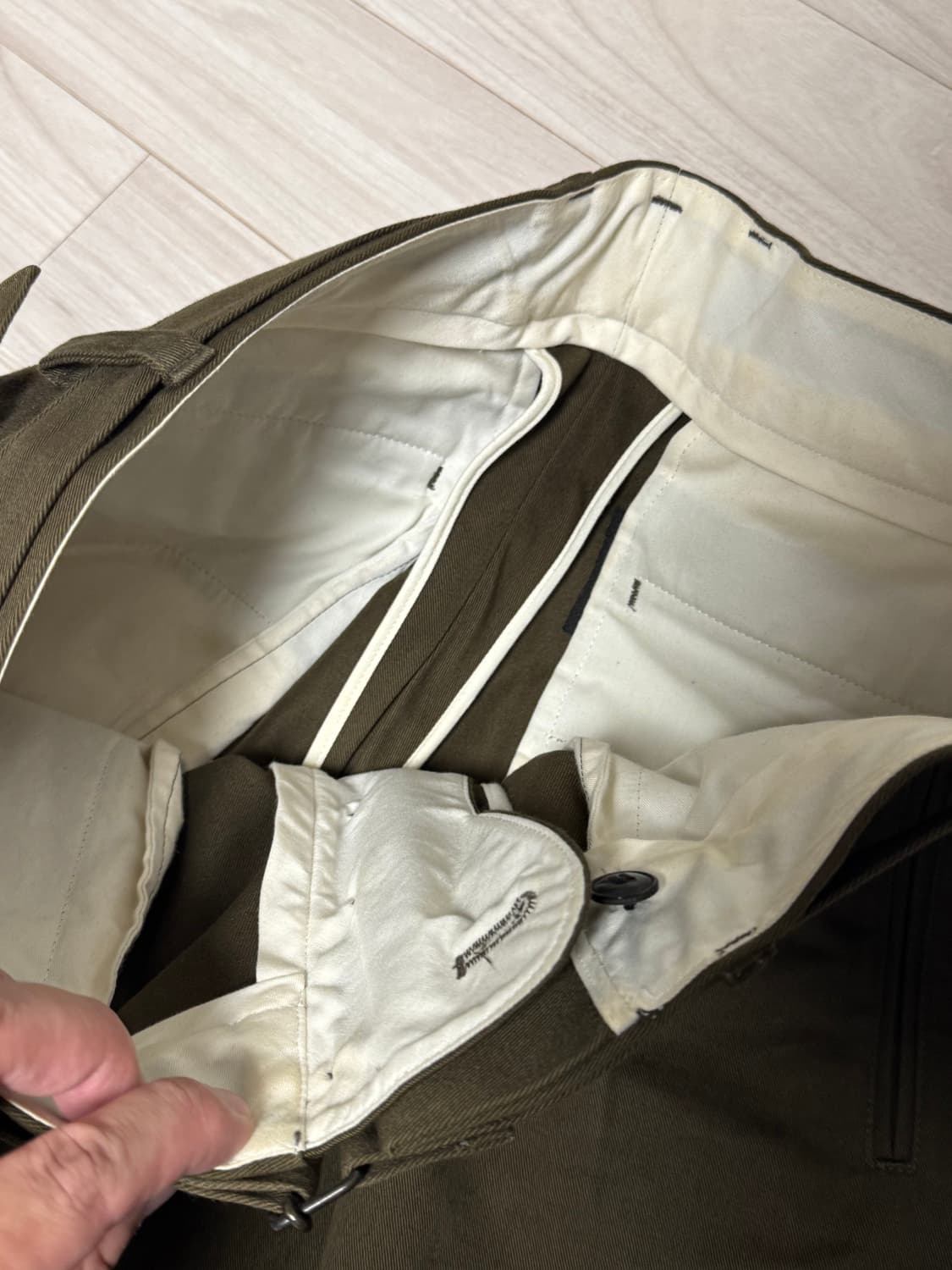 이얼즈어고 코튼 벨티드팬츠  상품이미지2