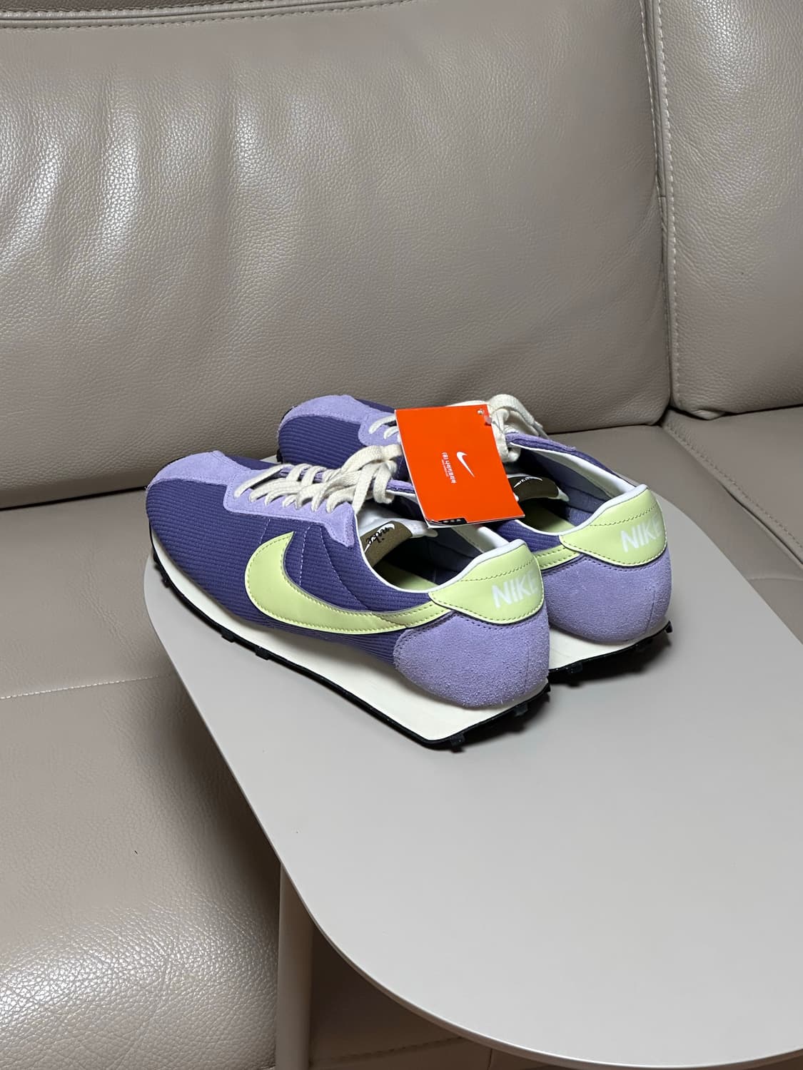 290 신품) 나이키 LD-1000 퍼플 라임 상품이미지3