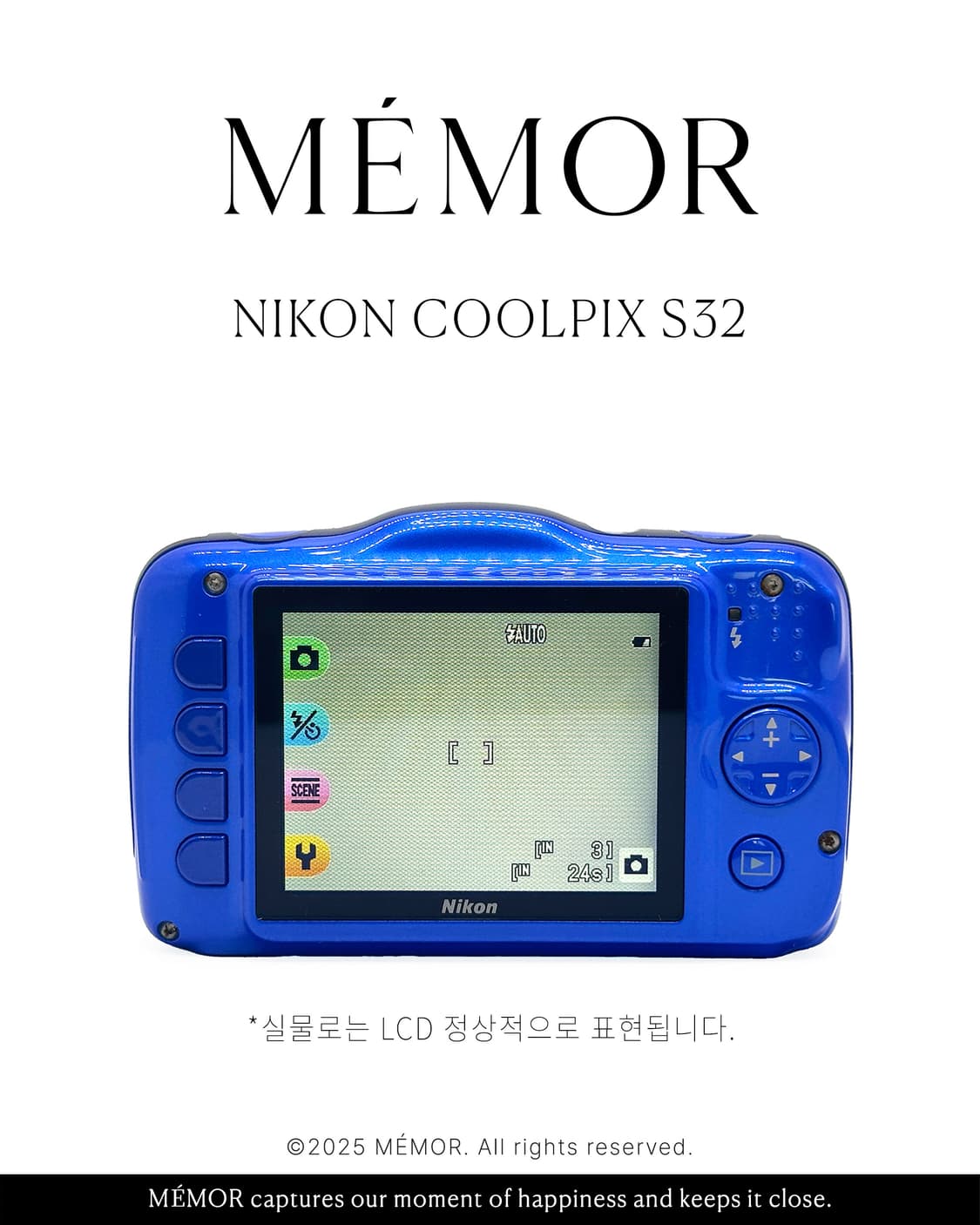 풀박스/연예인·유튜버픽✨Nikon Coolpix S32 방수 빈티지디카 상품이미지5