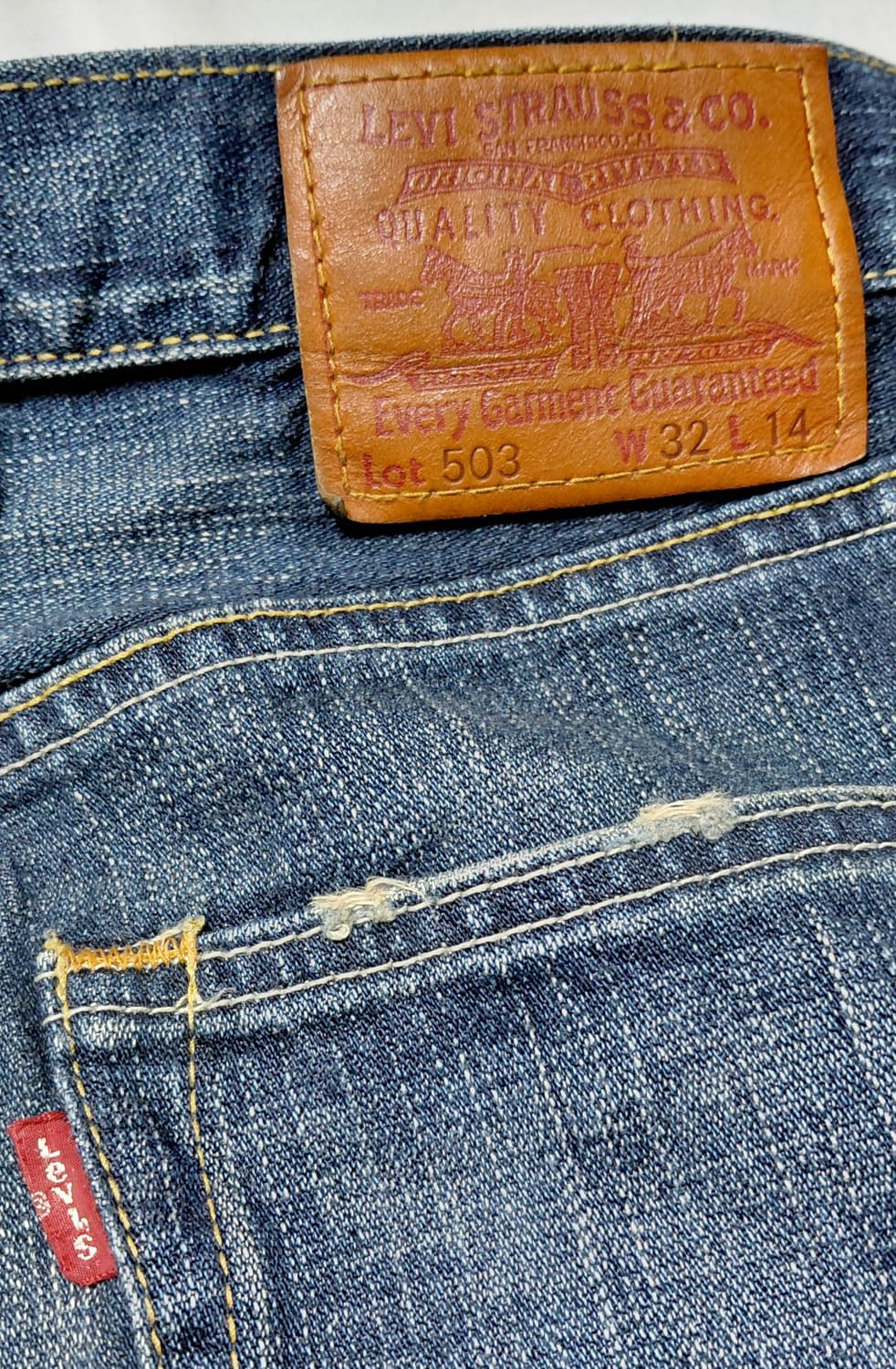 리바이스 503 빈티지 데님 쇼츠 (W32) - 리바이스 재팬 상품이미지9