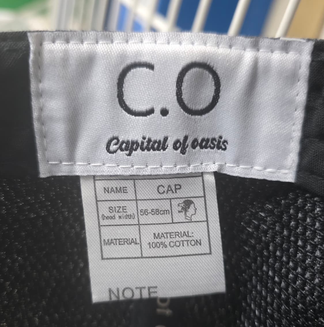 CO볼캡 Capital of Oasis 씨오모자 그레이 골드버클 KH03 상품이미지8