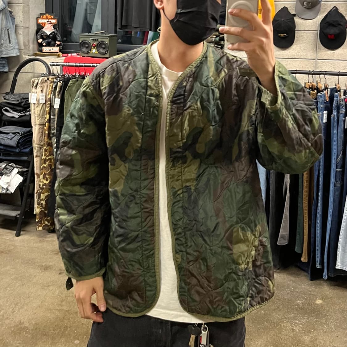빈티지 밀리터리 퀼팅 라이너 (110) 상품이미지1