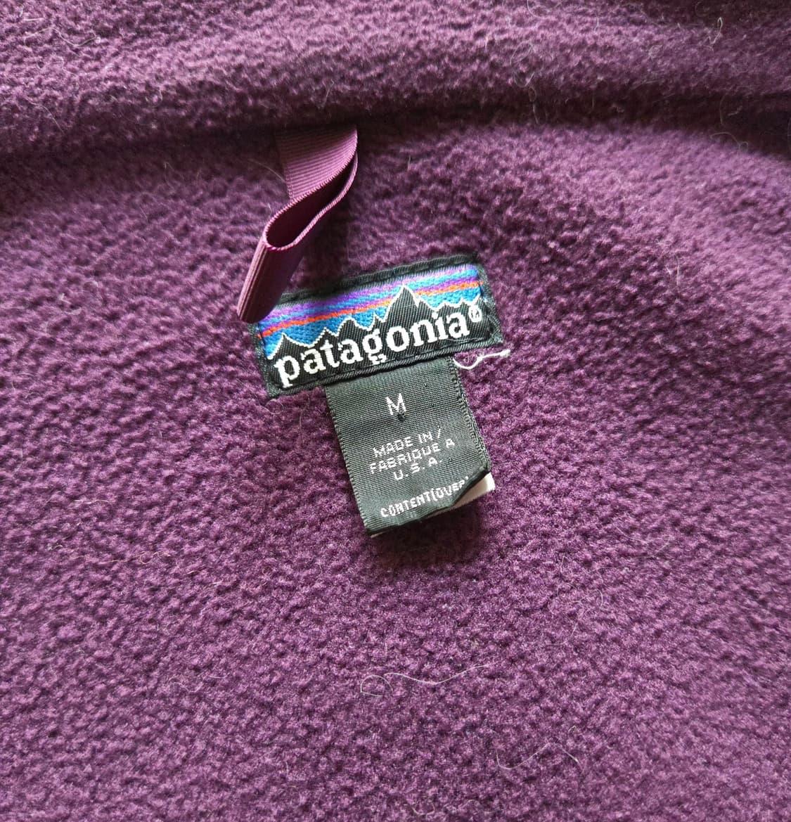 (M)파타고니아 Usa 블루그레이 나일론 쉘 봄버 자켓 상품이미지5