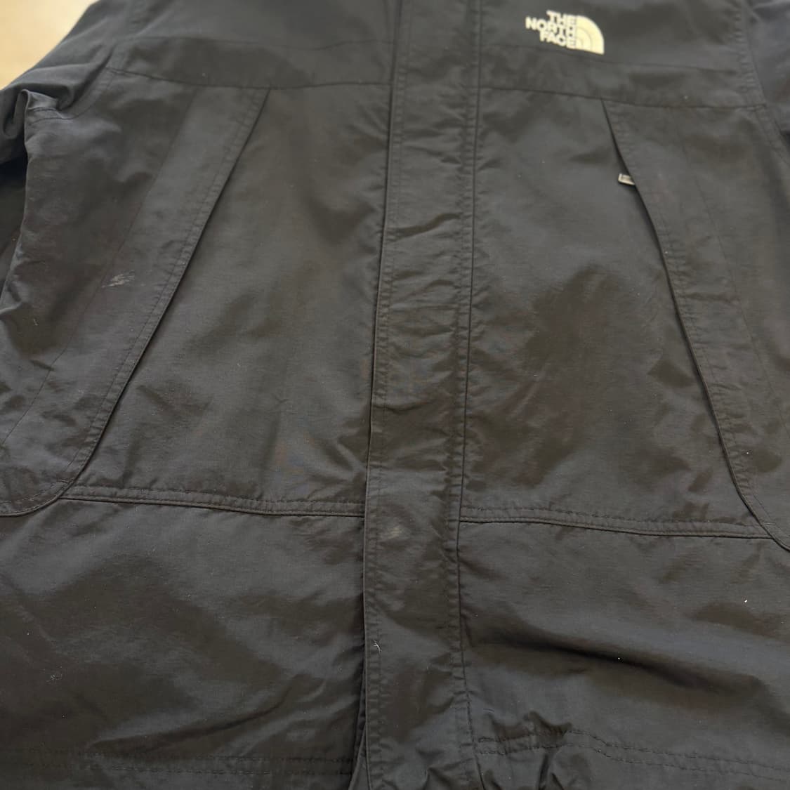 90 노스페이스 암포켓 블랙 후드 바람막이 상품이미지6