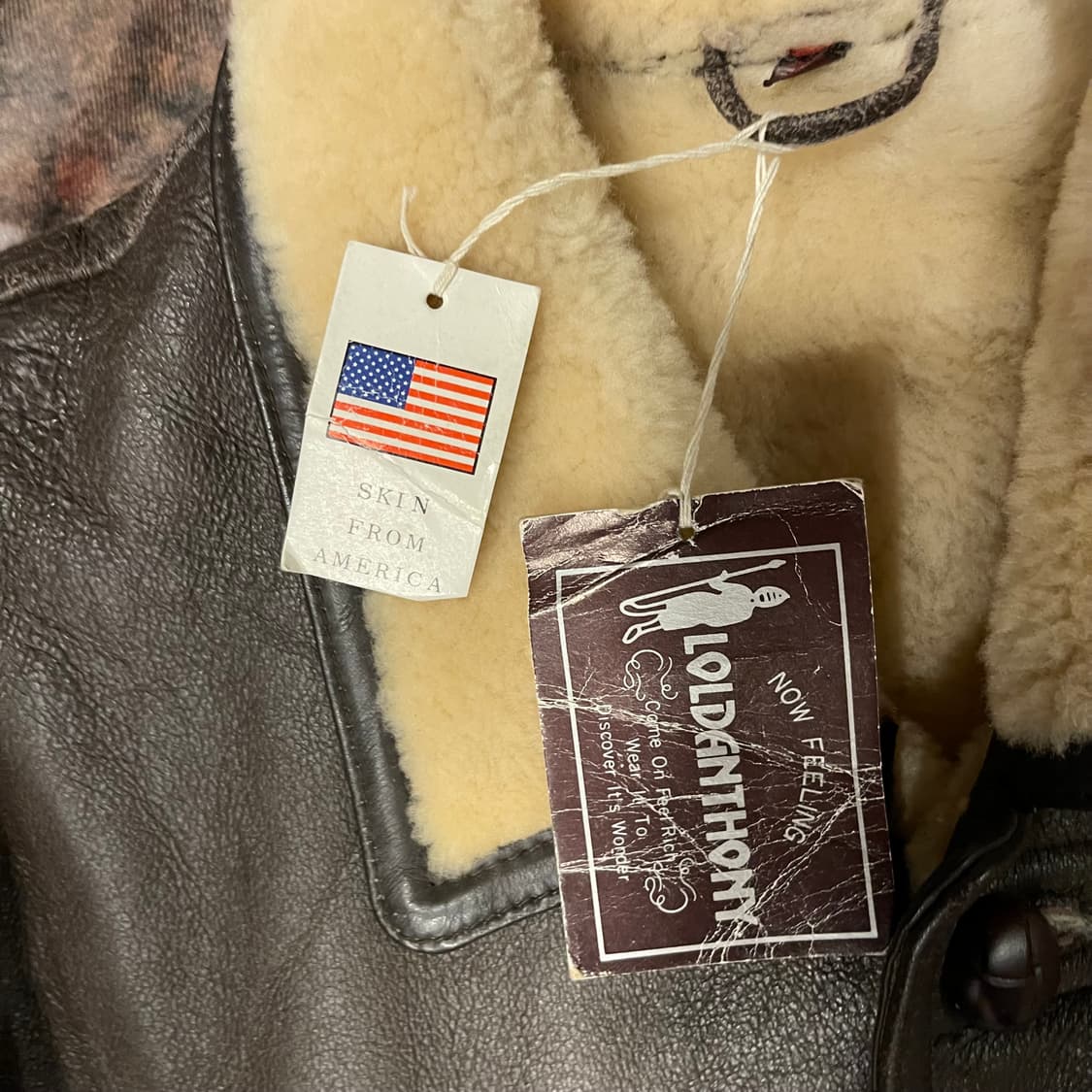 일본 빈티지 LOLDANTHONY 가죽무스탕 L 상품이미지3