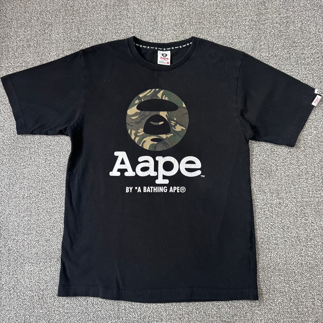 에이프 Aape 사루 카모 반팔 상품이미지1
