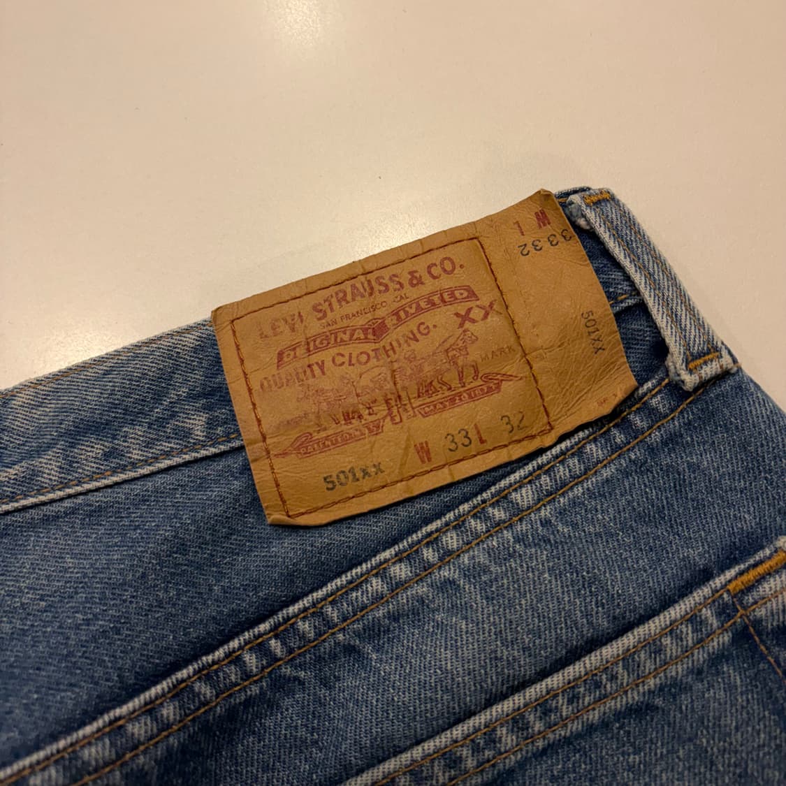 [33x32] 90s 리바이스 501 데님 청바지 팬츠 D899 상품이미지4