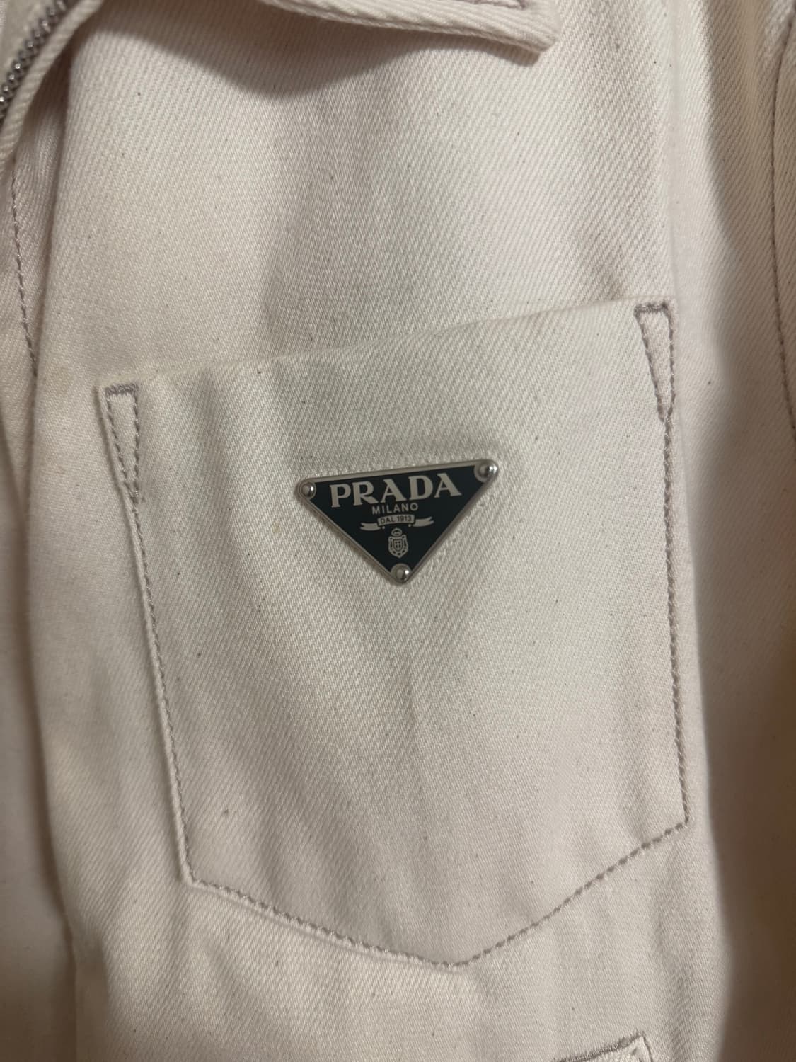 프라다 2023 s/s 불데님 블루종 자켓 상품이미지4