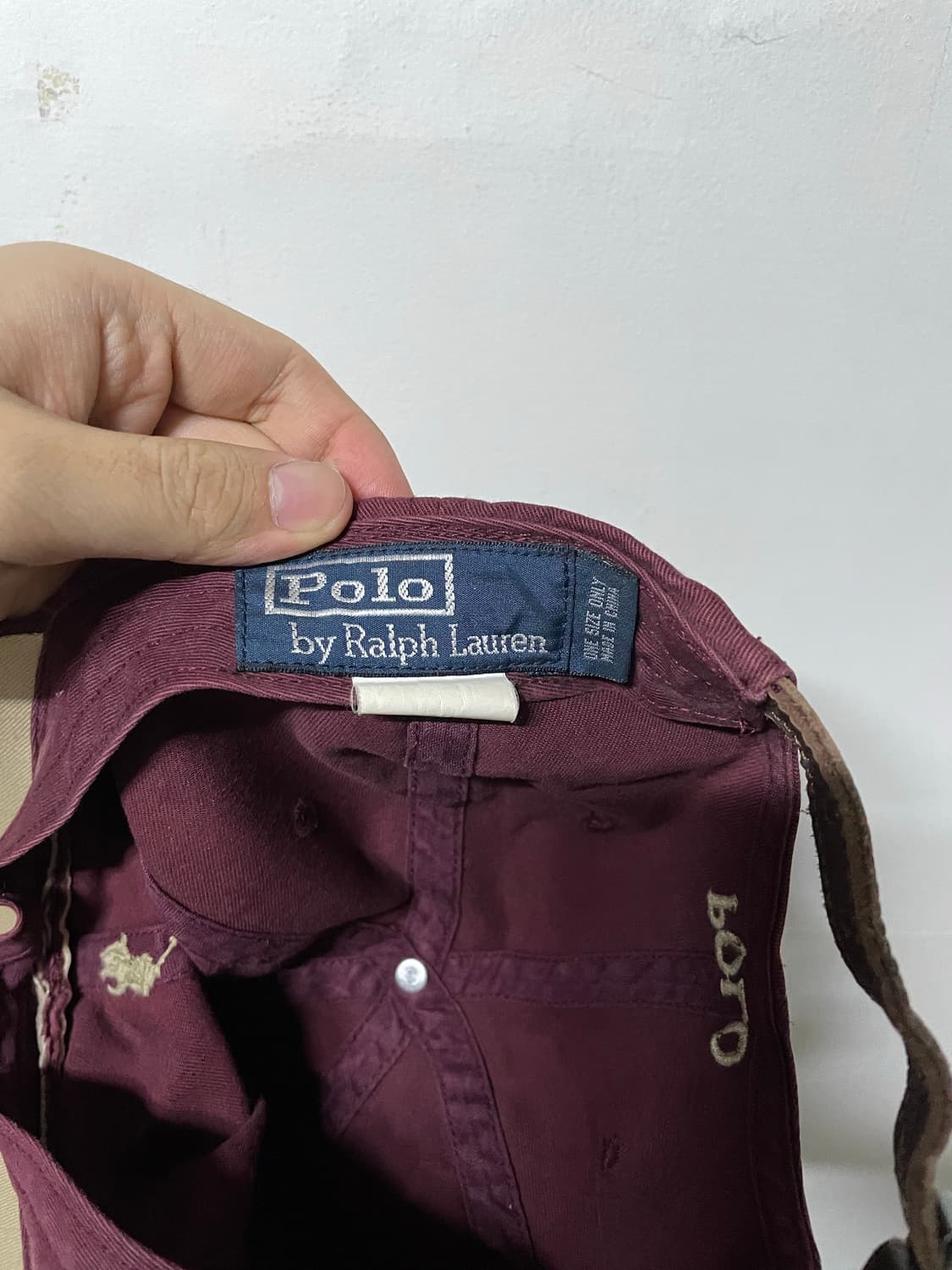 폴로 랄프로렌 모자 볼캡 가죽스트랩 상품이미지6