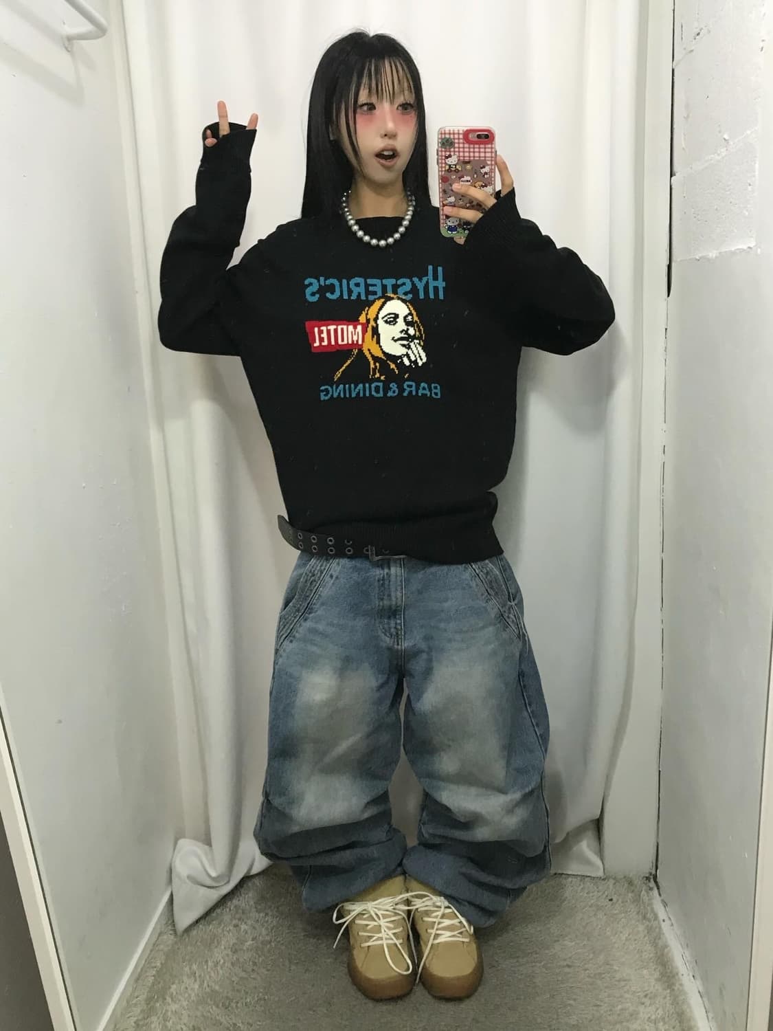 Hysteric Glamour Logo Knit ( 새상품 )  상품이미지3