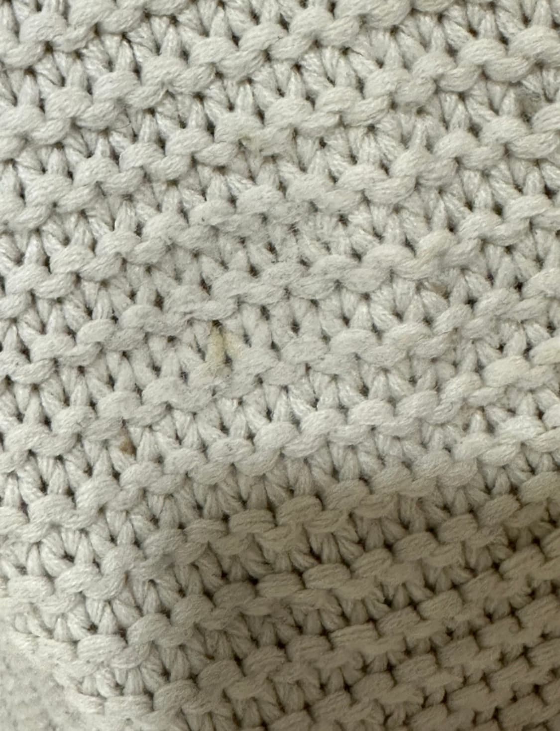 아이보리 골지니트 스웨터 55 M 상품이미지4