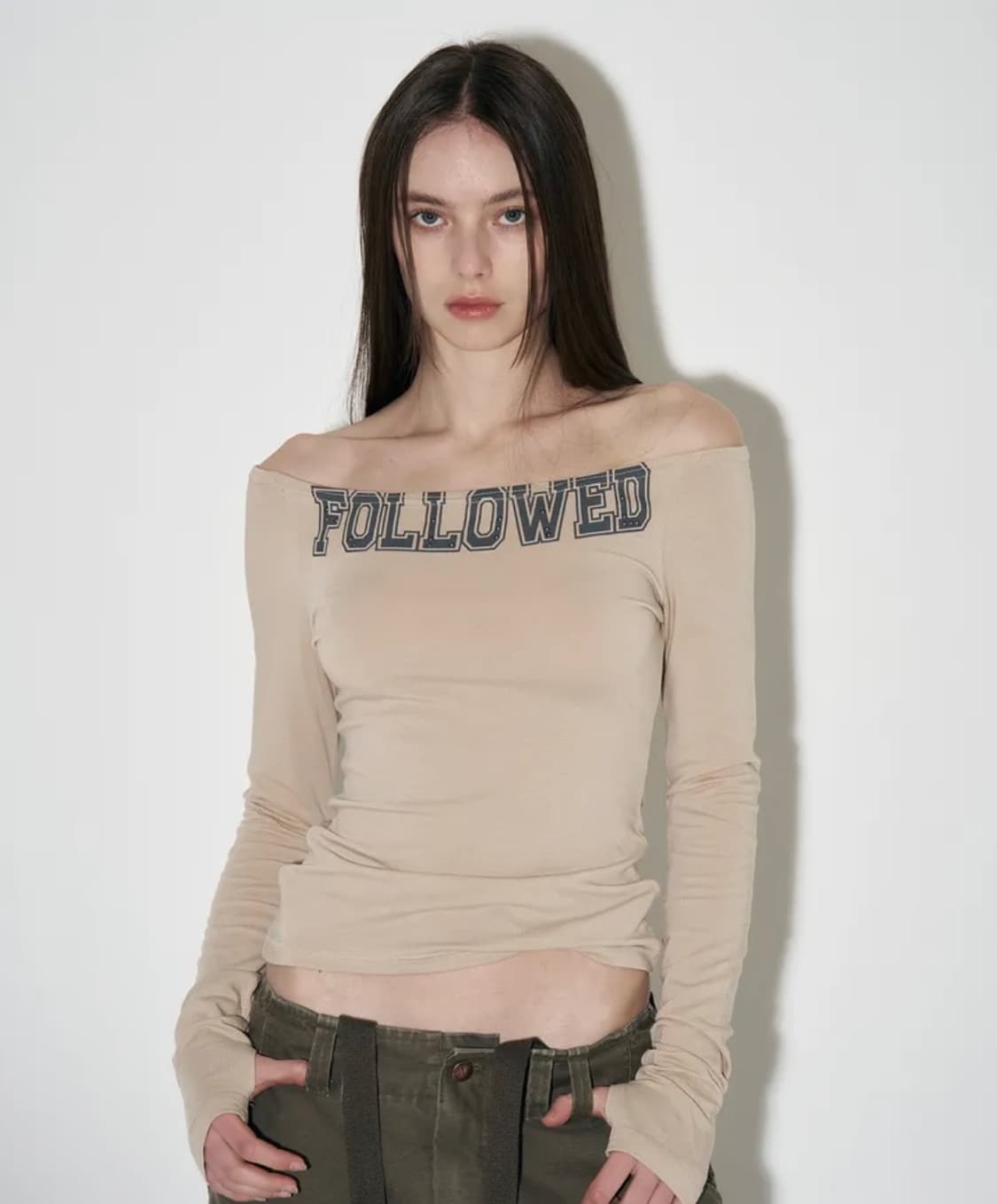 플리즈노팔로우 스톤 탑 베이지 상품이미지1