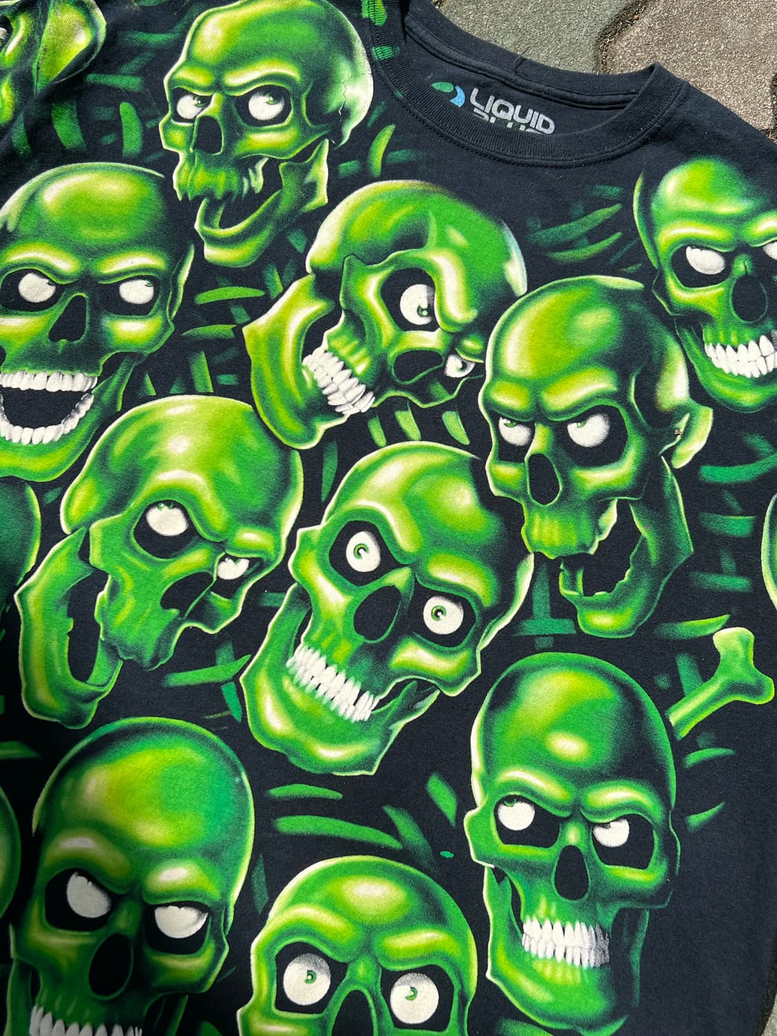 2010s Liquid Blue Skull Pile Reissue  상품이미지3