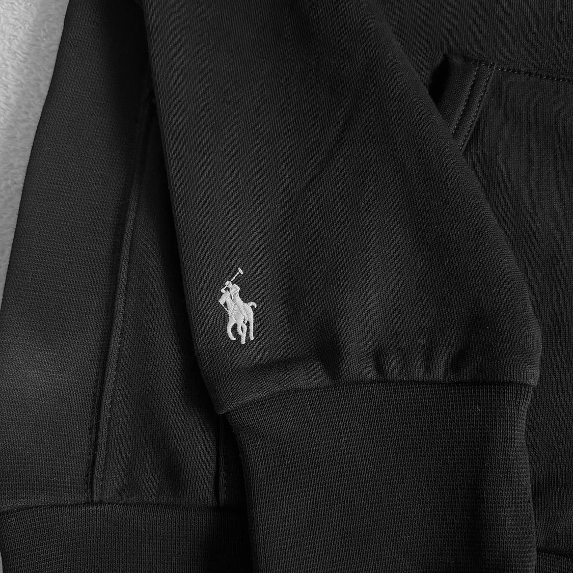 폴로랄프로렌 RL 후드티 블랙 상품이미지5