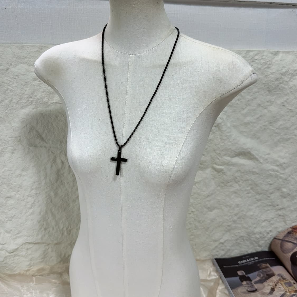 빈티지 십자가 목걸이 상품이미지1