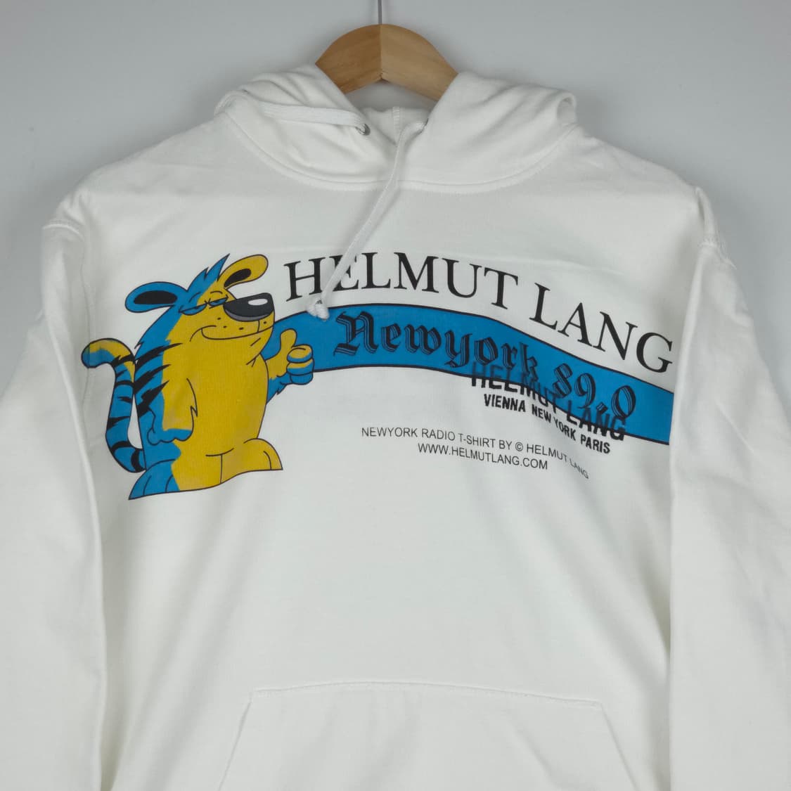 [L] 헬무트 랭 라디오프린트 코튼 후드티 상품이미지2