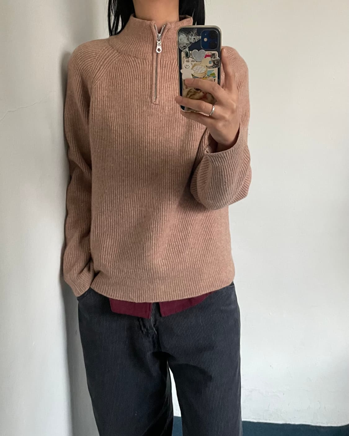 Half zip-up knit 상품이미지9