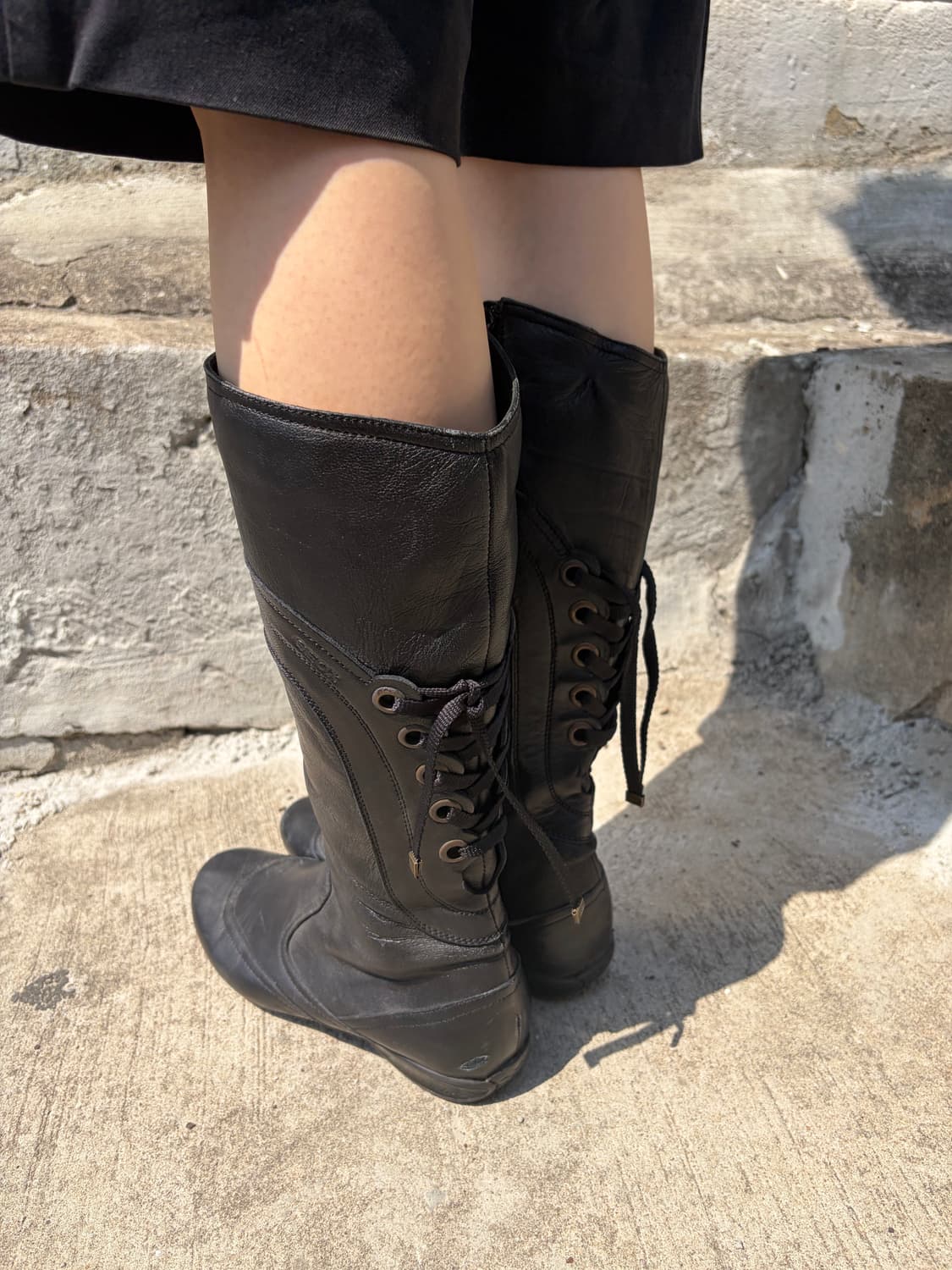 Geox 레더 사이드 지퍼 부츠 상품이미지4