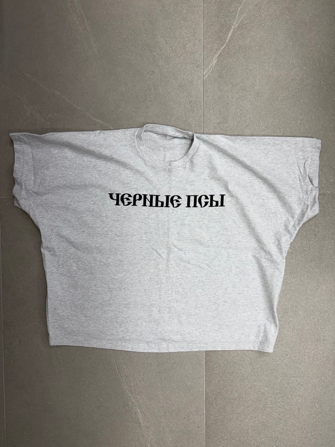 [2] 이지 블랙독 티셔츠 그레이 상품이미지1