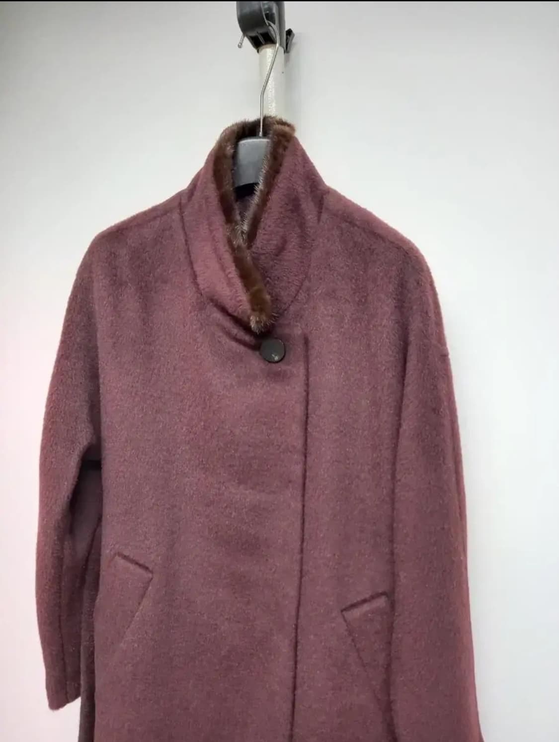 새 발렌시아 라마 밍크 맥시롱코트 55 상품이미지4