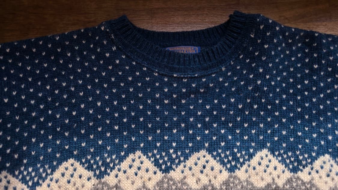 PENDLETON 버드아이 니트 Made In USA  상품이미지4