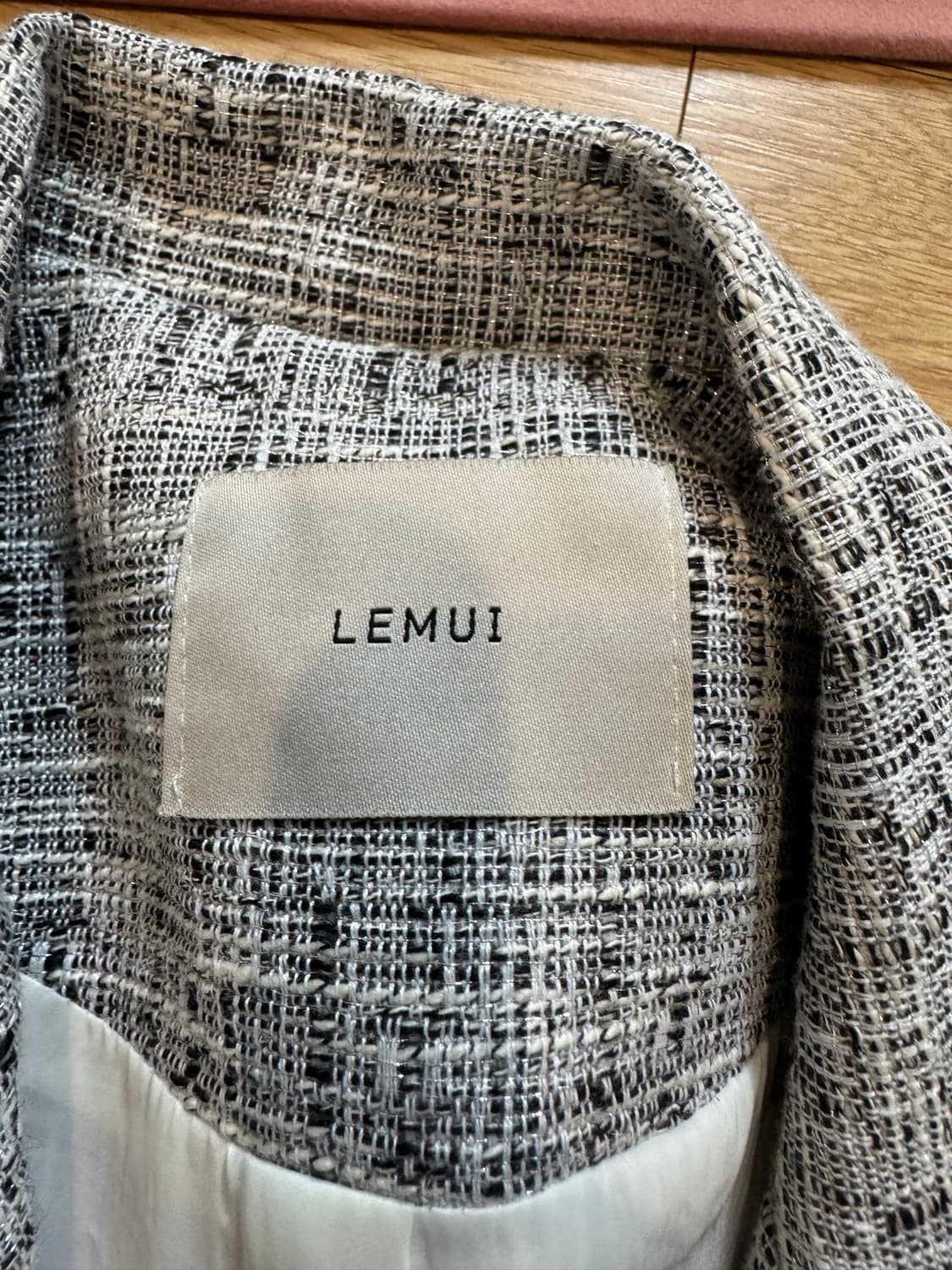 Lemui 르뮈 반팔 트위드 자켓 상품이미지2