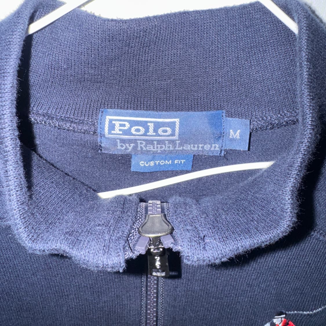 폴로 빅포니 네이비 니트집업 상품이미지3