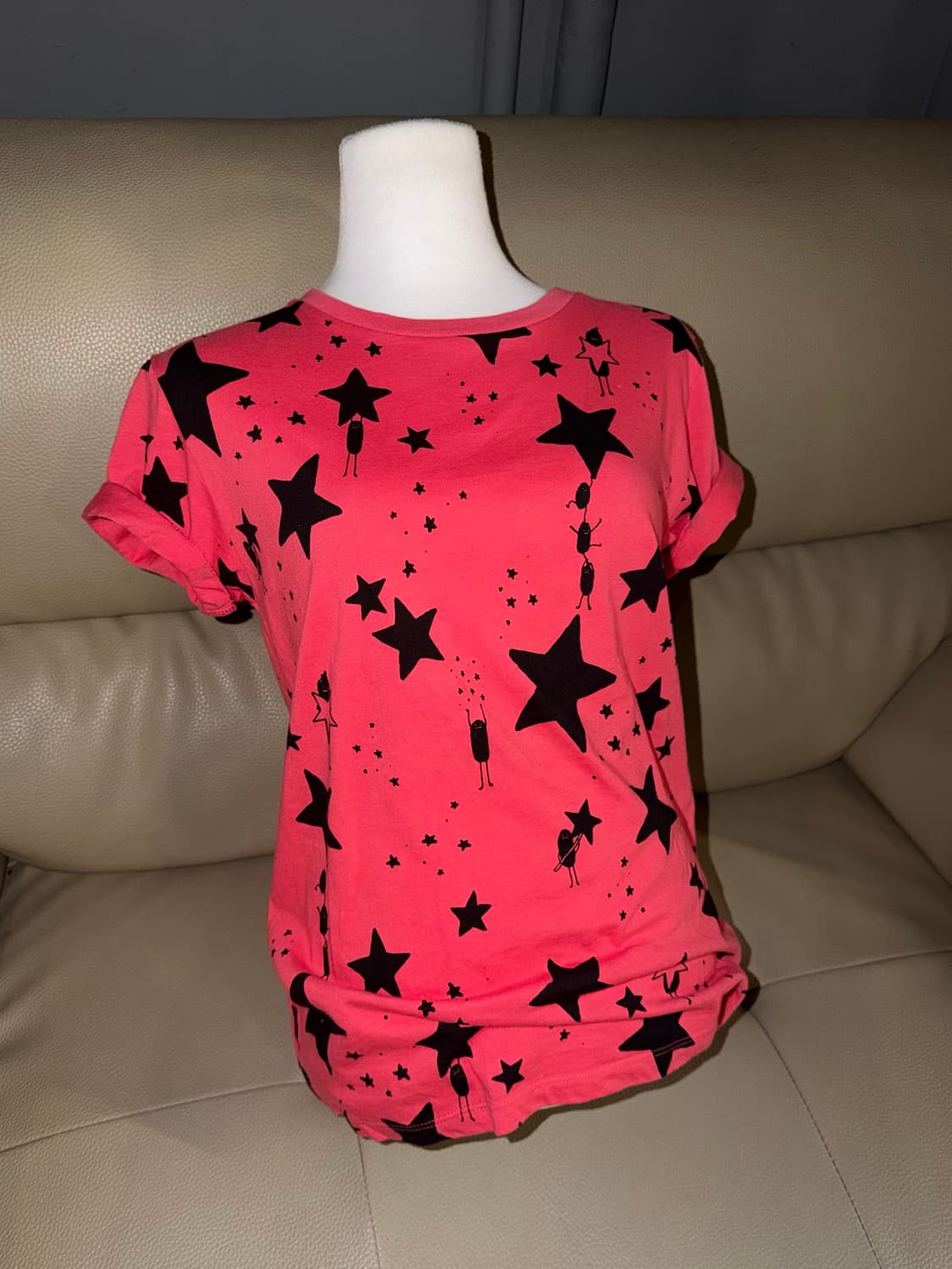 star pattern kawaii t-shirt 상품이미지1