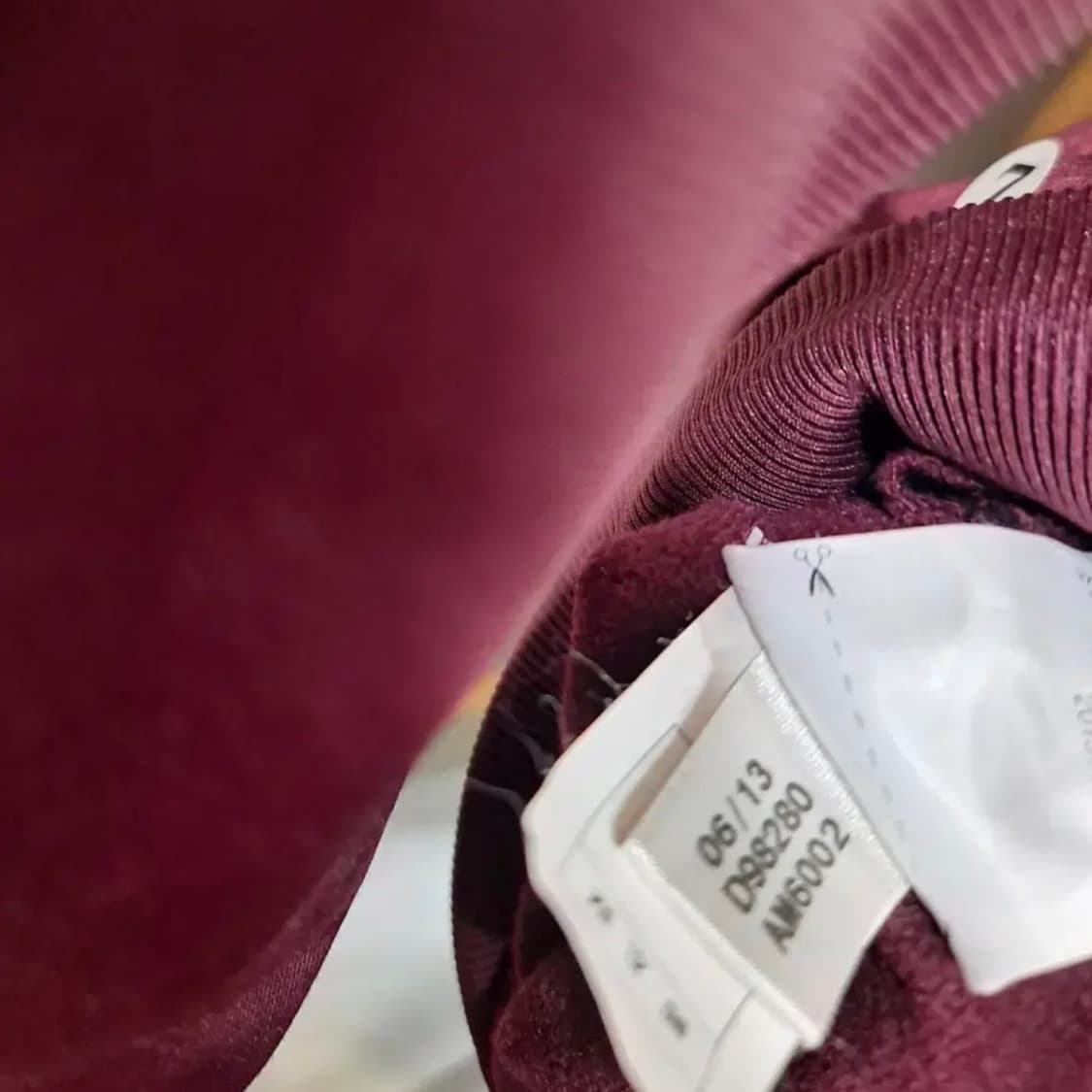 아디다스 파이어버드 버건디마룬민트 져지 상품이미지5