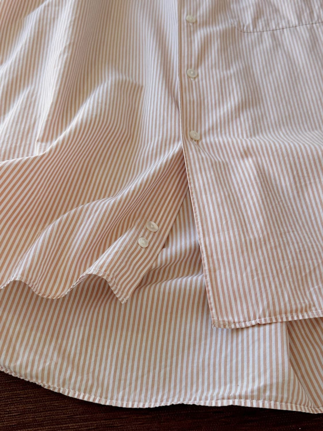 Light cotton H/S stripe shirt 상품이미지4