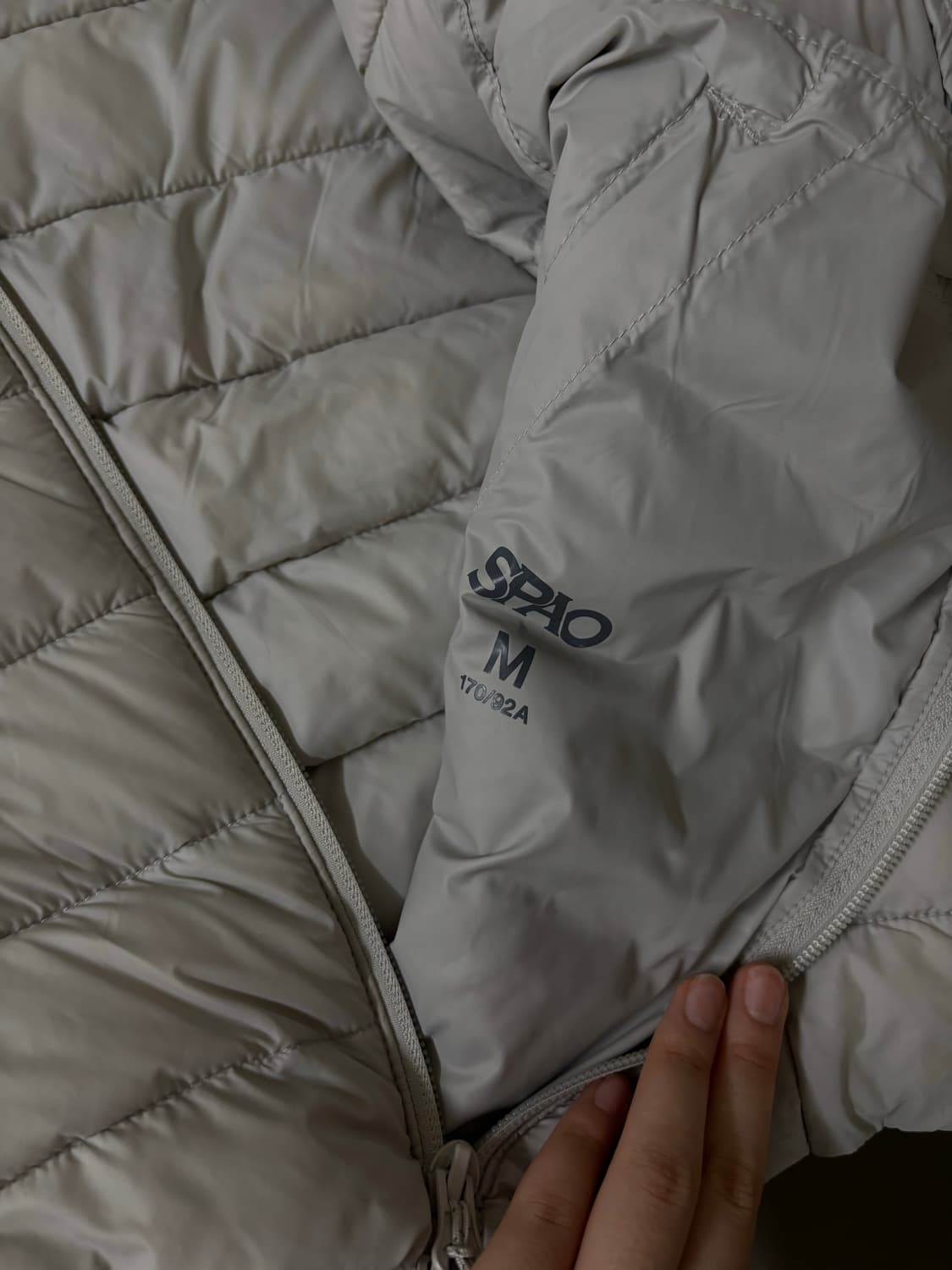 스파오 경량패딩 M 상품이미지2