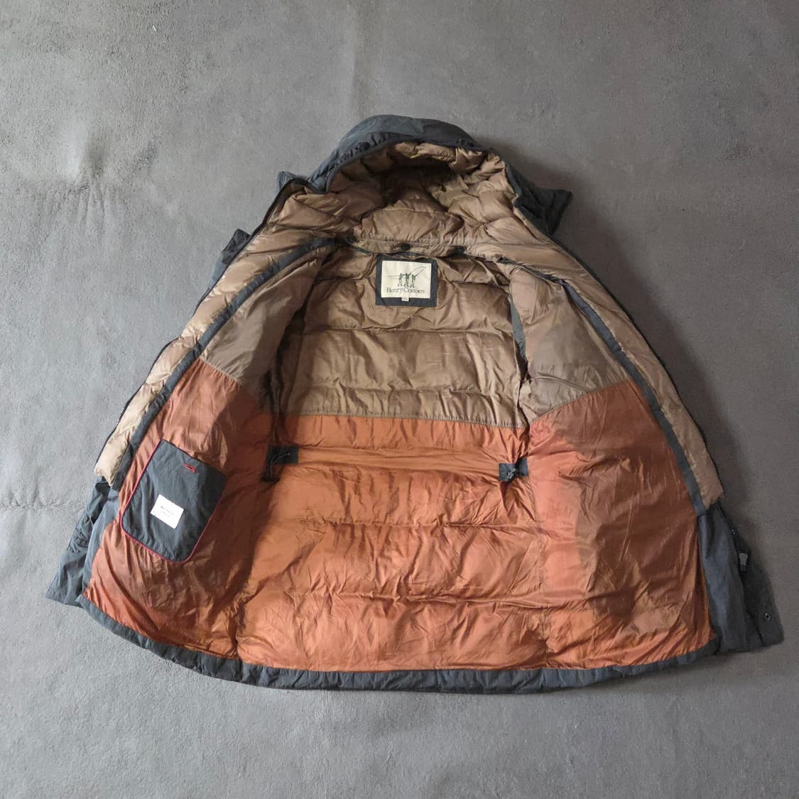 헨리코튼 허버트 구스다운 파카 패딩 M 95 다크그레이 상품이미지8