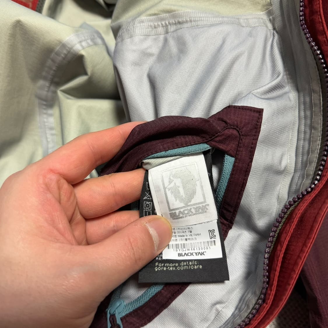 블랙야크 고어텍스 익스트림 피크 바람막이 자켓 상품이미지5